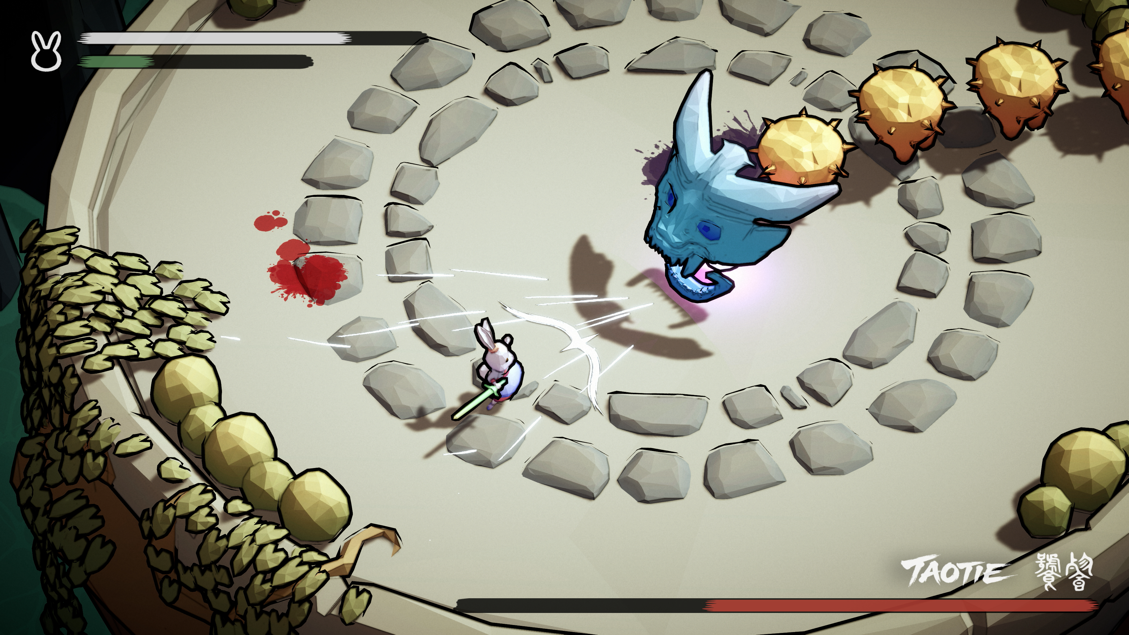 Taotie Kirby Sword Throw