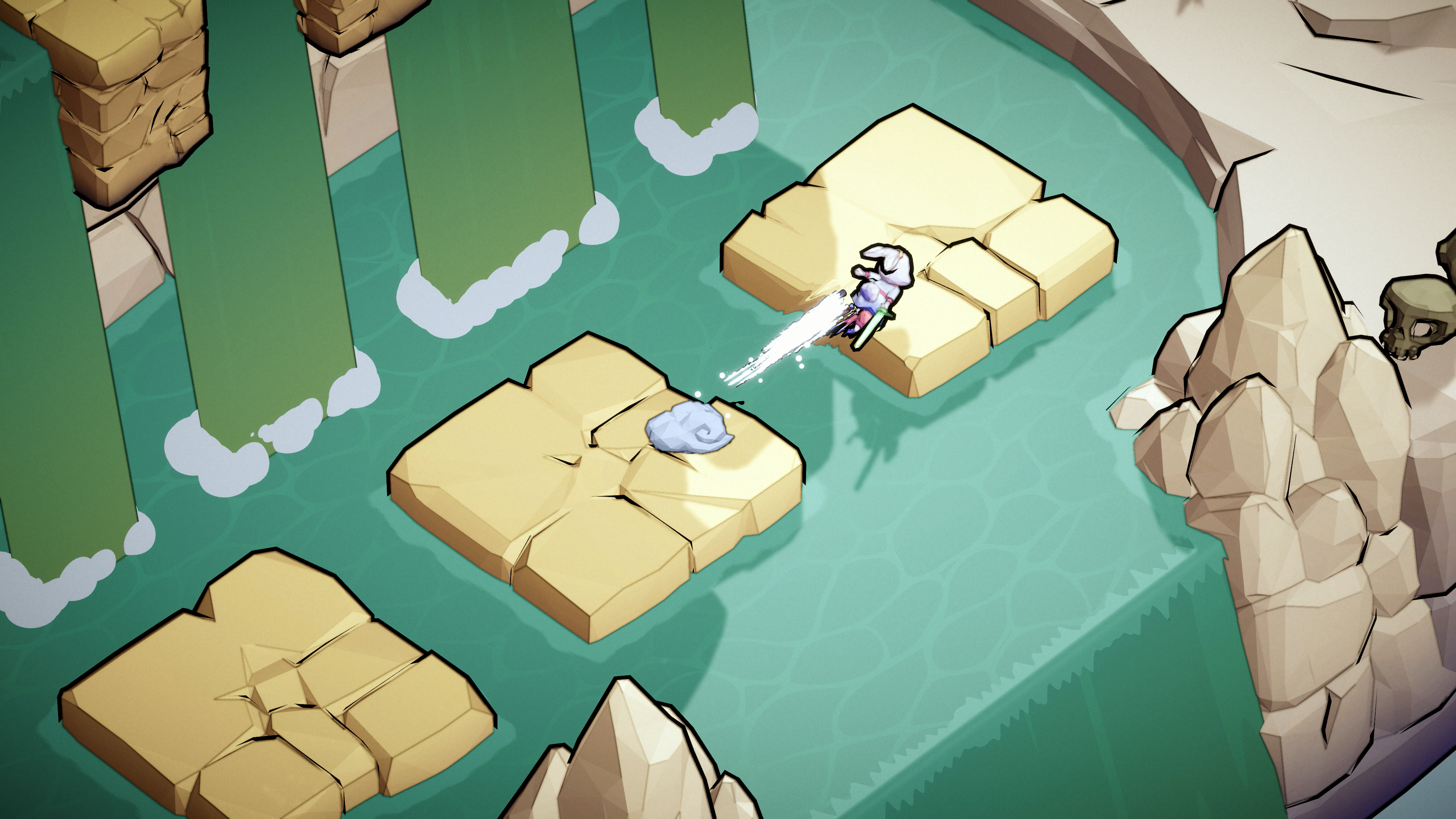 Taotie Island Waterfall Platforms